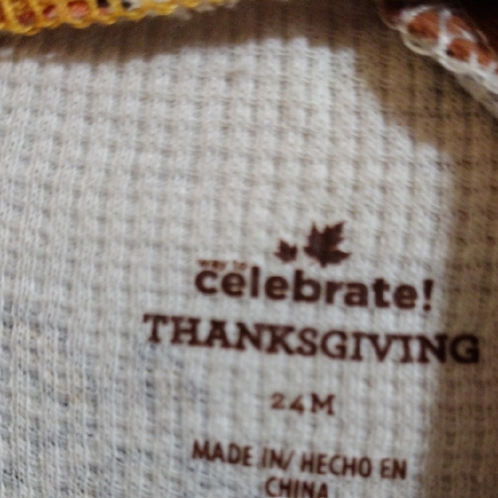 Autumn Leaf and Plaid Baby Rompers - Picture 2 of 5